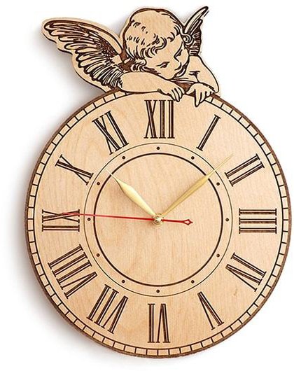 Часы из фанеры 